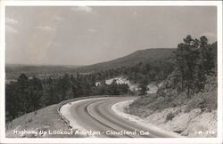 Highway Up Lookout Mountain Cloudland, GA Postcard Postcard Postcard