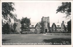 Ford Quadrangle, Berry Schools, Mount Berry, Georgia Postcard Postcard Postcard