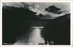 Moonlight on Lake Cheoah, Tapoco, NC North Carolina Postcard Postcard Postcard