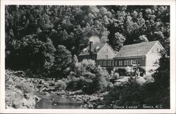 Topoca Lodge, Topoca, North Carolina Tapoco, NC Postcard Postcard Postcard