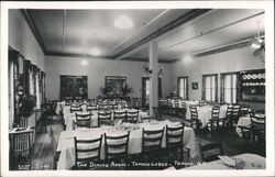 Dining Room, Tapoco Lodge, Tapoco, NC North Carolina Postcard Postcard Postcard