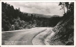 Deals Gap Highway near Tapoco, NC North Carolina Postcard Postcard Postcard