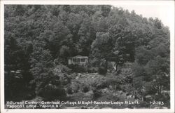 Tapoco Lodge, Hillcrest Center, Overlook and Bachelor Lodges Postcard