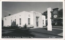 State Bank of Apopka, Florida Postcard