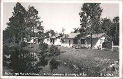 Springs Haven Cottages, Homosassa Springs Florida Postcard Postcard Postcard