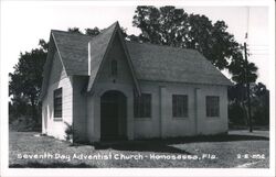 Seventh Day Adventist Church - Homosassa, Florida Postcard