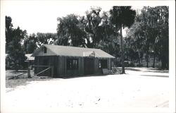 Homosassa, Florida Post Office and Soda Shop Postcard