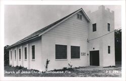 Church of Jesus Christ, Homosassa, Florida Postcard