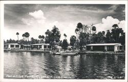 Paradise Point Waterfront Cottages, Crystal River, Florida Postcard Postcard Postcard