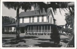 Crump's Lodge, Homosassa, Florida Postcard