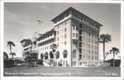 Sheraton Plaza Hotel, Daytona Beach, FL Postcard