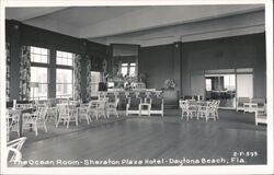 Ocean Room, Sheraton Plaza Hotel, Daytona Beach Postcard