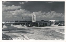 Ellinor Village, The Village Center, Ormond Beach, FL Postcard