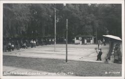 Shuffleboard Courts, Orange City, Florida Postcard Postcard Postcard