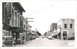 Cocoa, Florida Street Scene Postcard