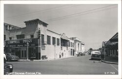 Campbell Drugs, Cocoa, Florida Postcard