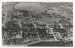 Aerial View of Clermont, Florida Postcard