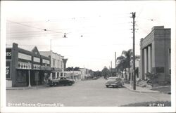 Clermont, Florida Street Scene Postcard