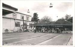 Shuffleboard Courts, Deland, Florida Postcard