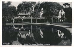 Ponce De Leon Springs Hotel, De Leon Springs Florida Postcard Postcard Postcard