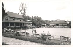 Deland Lawn Bowling Club Postcard