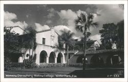 Rollins College Womens Dormitory, Winter Park FL Postcard