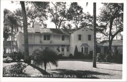 Beautiful Home in Winter Park, Florida Postcard