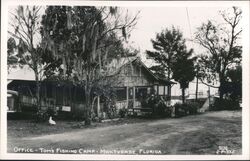 Tom's Fishing Camp Office, Montverde, Florida Postcard