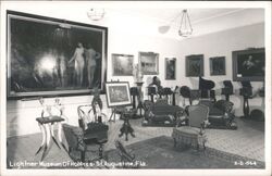 Lightner Museum Interior View, St. Augustine, FL Postcard