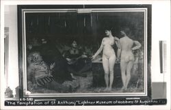 The Temptation of St. Anthony Painting, Lightner Museum Postcard