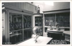 Lightner Museum of Hobbies Figurine Display St. Augustine, FL Postcard