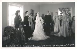 Lightner Museum Costume Room Mannequins St. Augustine FL Postcard