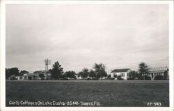 Carl's Cottages on Lake Eustis, US 441 Postcard