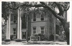 National Hotel, Leesburg, Florida - Real Photo Postcard Postcard