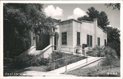 First Christian Church, Leesburg, Florida Postcard