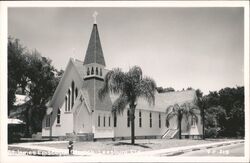 St. James Episcopal Church, Leesburg, Florida Postcard