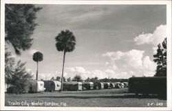 Trailer City in Winter Garden, Florida Postcard