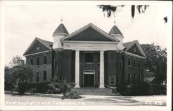 First Baptist Church, Fernandına, Florida Postcard