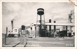 Rayonier Corporation Plant, Fernandına, Florida Postcard