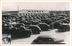 Moore's Parking Lot Fernandına Beach Florida Postcard