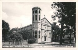 St. Michael Catholic Church, Fernandina, Florida Postcard