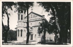 St. Michael Catholic Church, Fernandina Beach, Florida Postcard