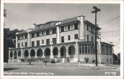 Keystone Hotel - Fernandina, Florida Postcard