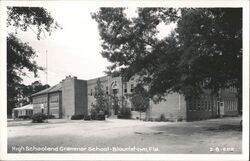 Blountstown, Florida High School and Grammar School Postcard