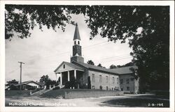 Methodist Church, Blountstown, Florida Postcard