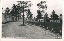 Sylvan Motel, Bonifay, Florida Postcard