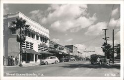 Bonifay, Florida Street Scene Postcard