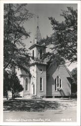 Methodist Church in Bonifay, Florida Postcard