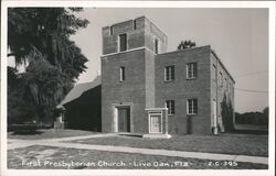 First Presbyterian Church, Live Oak, Florida Postcard