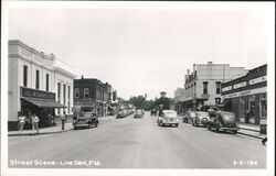 Live Oak, FL - Street Scene - McCrory's - Kennon's - Theatre Postcard